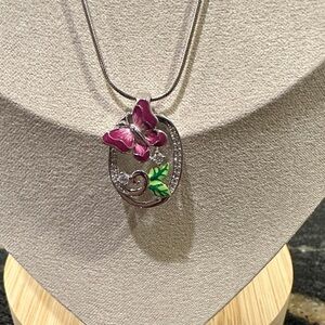 Elegant Butterfly Pendant Necklace